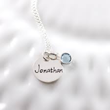 A birthstone is the most effective present a mother can easily have besides her because offering a personalized mothers birthstone jewelry is not limited to your mom only; Simple Name Necklace Mothers Day Gift Mother S Jewelry Mom Gift New Mommy Necklace Grandmother S Necklace Simplicity Simple Necklace Sterling Silver Necklace