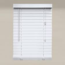 Home Decorators Collection 54x64 White 2 Inch Faux Wood Blind Actual Width 53 5 Inch 10793478106561 Home Depot Canada Faux Wood Blinds Blinds Shades Blinds