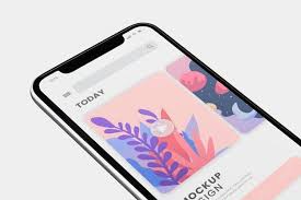 Download Mobile Phone Screen Mockup Design For Free V 2020 G Mobilnye Telefony Dizajn Mobilnye