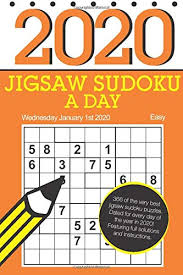 These rules are very similar to the normal sudoku rules, but where in a normal sudoku puzzle each region is a 3x3 square, they can be any shape in a jigsaw sudoku puzzle. 9781082893483 Jigsaw Sudoku A Day 2020 366 Fun Jigsaw Sudoku Puzzles Iberlibro Media Clarity 108289348x