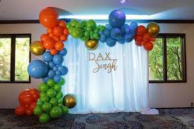 Wall Balloon Decoration Ideas For Birthday Party Organic Balloon Walls Arches Columns Party Decor Balloon Artistry Balloon Decorations Balloon Arch Balloon Wall