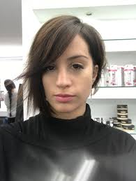 This haircut is pulled on two color weave so the white blonde is long then the short piece is featuring natural black and fixed on the right side up to the back of neck. Pin On Haircuts And Make Up