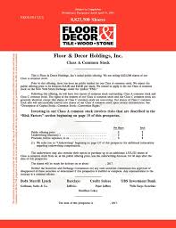 Floor Decor Holdings Inc