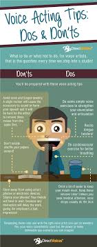 Voiceover Do S Dont S Acting Tips Voice Acting The Voice