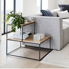 Industrial Storage Side Table In 2020 Side Table Decor Side Table Wood Table Decor Living Room