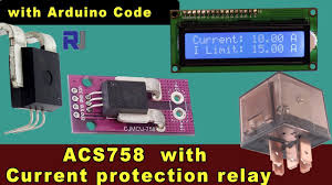 Controlling a relay can be very useful. Overcurrent Protection With Allegro Acs758 Current Sensor With Lcd1602 I2c Youtube