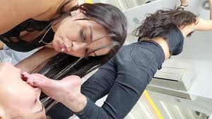 3 Pervert Girls Domination Spitting Face | MFVideo