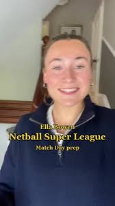@ellabowen netball game day prep before Manchester Thunder vs London Pulse  💪⚡️ #netball #manchesterthunder #netballsuperleague