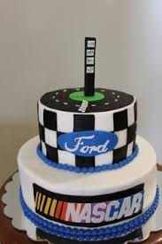 Make a big square cake and cut it to shape. 42 Nascar Cakes Ideas Nascar Cake Cupcake Cakes Nascar
