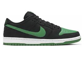Pair Of Nike Sb Dunk Low Pro Shoes Black Green