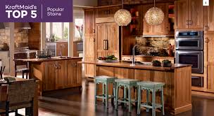 We're they stained or painted? Top 5 Most Popular Kitchen Cabinet Stain Colors From Kraftmaid Kraftmaid