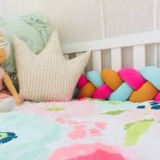 Braided Crib Bumper Knot Pillow Knot Cushion Decorative Etsy Crib Bumper Baby Bed Crib Bedding