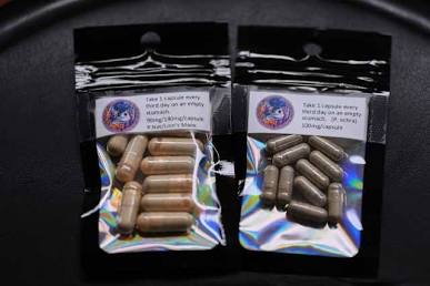 Standardized laboratory microdose capsule packs, AI generated