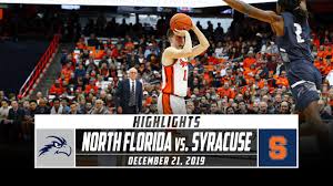 Syracuse basketball scores, news, schedule, players, stats, photos, rumors, depth charts on former syracuse players who played in the nba. North Florida Vs Syracuse Basketball Highlights 2019 20 Stadium
