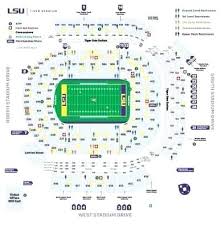 69 Paradigmatic Tiger Stadium Seating Chart With Rows