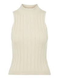 Style & co delivers the perfect look for beach days and weekend getaways with this sleeveless knit dress, detailed with a relaxed fit and a pretty floral print. Beige Knitted Sleeveless Top Object Collectors Item