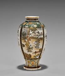 Antique Japanese Satsuma Vase Lot 260 Satsuma Vase Satsuma Vase