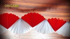 Contoh dekorasi kelas ketupat merah putih. Cara Membuat Hiasan 17 Agustus Menggunakan Kertas Origami Youtube