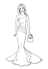 Coloring Pages Fashion Barbie Coloring Pages Fashion Online For Adults In Fashion Designer Colorin Barbie Coloring Pages Princess Coloring Pages Barbie Drawing