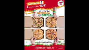 Maybe you would like to learn more about one of these? Pizza Hut S Republic Week Offer 4 Delicious Pizzas 499 Youtube