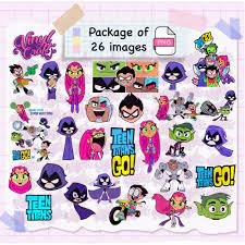 Pack of 26 Teen Titans PNG Images Teen Titans Png - Etsy Israel