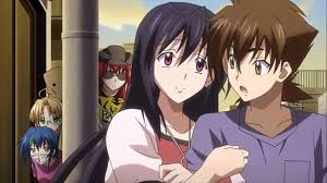 High School Dxd Akeno Issei Anime High School Highschool Dxd Dxd