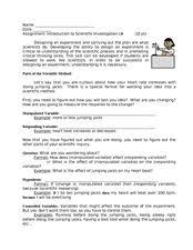 Introduction To Scientific Investigation 3rd 4th Grade Worksheet Scientific Investigation Science Worksheets Earth Science