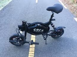 I found a kids 16 inch bike in a dumpster, and thought it might make a good base for a adults sized scooter. Review Orca Mark I Is A Powerful Little Folding Crotch Rocket Electric Scooter Bike Electrek
