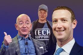 Jeff Bezos, Elon Musk, Mark Zuckerberg—why all the billionaires around  Trump are such losers.