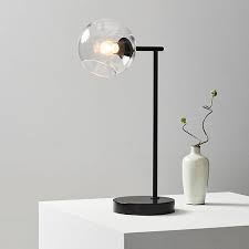 Perfect for any room in the house, the casual home l.idea spirit soft led portable table lamp with usb port provides ample light day or night. Staggered Glass Usb Table Lamp Clear