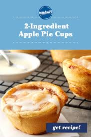 2 Ingredient Apple Pie Cups Recipe Apple Pie Recipe Easy Dessert Recipes Apple Recipes