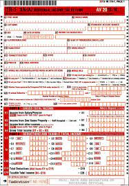 Income tax return forms are tax authority approved document formats used to file income tax returns for all income earned during a particular financial year. Income Tax Return Form For Assessment Year 2015 16 Taxdost Com