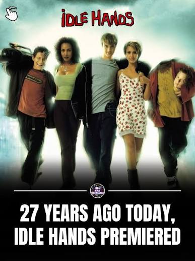 Idle hands are the devil's playground! ✋ In the 1999 horror-comedy Idle  Hands, slacker Anton Tobias, played by Devon Sawa, finds his life spiraling  out of control when his right hand becomes