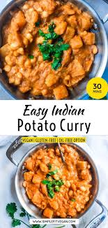 Easy Indian Potato Curry Recipe In 2020 Curry Recipes Curry Dinner Recipes