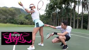 Trans Angels - Pyetro & Marcelle Herrera Are At A Tennis Match But They Are  Horny For Each Other