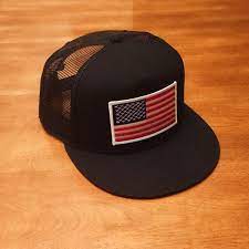 Buy These For The 4th Of July Weekend American Flag Trucker Hat Black Trucker Hat Trucker Hat Patriotic Hats