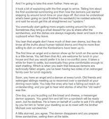 When A Sandwich Maker Summons A Demon By Mistake Writing Promps Story Writing Writing Promts