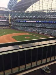 miller park section 342 home of milwaukee brewers