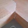 To replace the kitchen worktop also includes removing the old worktop. 1