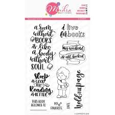 Buy Mudra Stamps Book Mark V2 6x4 For Arts Crafts Diy In 2020 Stamp Stamp Crafts Crafts