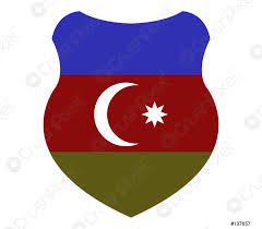 La república de azerbaiyán es representada por una bandera tricolor con una luna blanca y una estrella de ocho puntas. Bandera De Azerbaiyan Vector De Stock Crushpixel