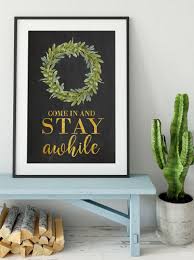 1 to 10 numbers in 6 inch size. Diy Stay Awhile Sign With Free Printables The Navage Patch