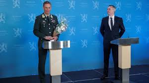 Norway´s chief of defense general eirik kristoffersen takes part in the lgbtq pride march in oslo on june 26, 2021. Eirik J Kristoffersen Appointed New Chief Of Defence In Norway Regjeringen No