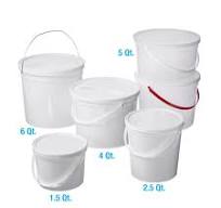 1.5-Gallon Food-Grade Plastic Bucket With Lid - Heavy Duty Storage For  Kitchen, Farm & More