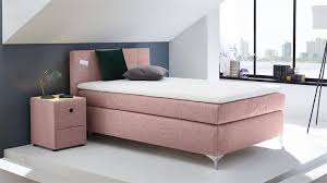 Boxspringbett Nora 120x200 Rosa Wendematratze H2 H3 Topper In 2020 Boxspringbett Bett Matratze