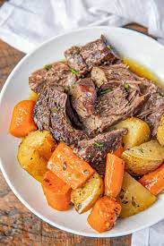 Lightly cover and bake until the vegetables are pot roast gravy ingredients: Classic Pot Roast Oven Ip Crockpot Directions Dinner Then Dessert