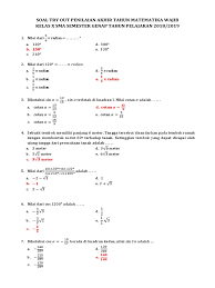 Karena kesibukan admin pada bulan puasa ini maka, materi soal. Soal Try Out Pat Matematika Wajib Kelas X Sma Semester Genap Tp 2018 2019