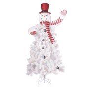 All you need for the festive season. Holiday Time 6 5ft Pre Lit Snowman Artificial Christmas Tree White Walmart Com Snowman Christmas Tree Modern Christmas Artificial Christmas Tree