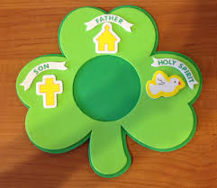 God the father, god the son, god the holy spirit, halo heaven, beams of light, moon, greek orthodox coloring. The Shamrock A Symbol Of The Trinity Religious Education Resources
