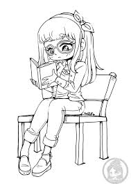 Coloriage 11 ans en ligne gratuit, dessin 11 ans à colorier ou à imprimer. Dessin A Imprimer Kawaii Fille Manga Novocom Top